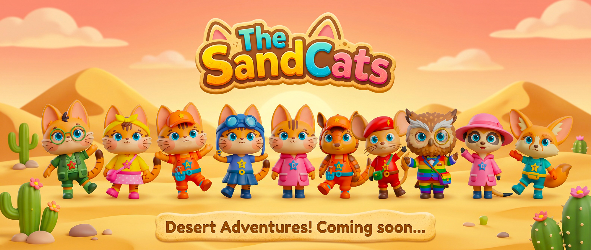 The Sand Cats – Desert Adventures Coming Soon